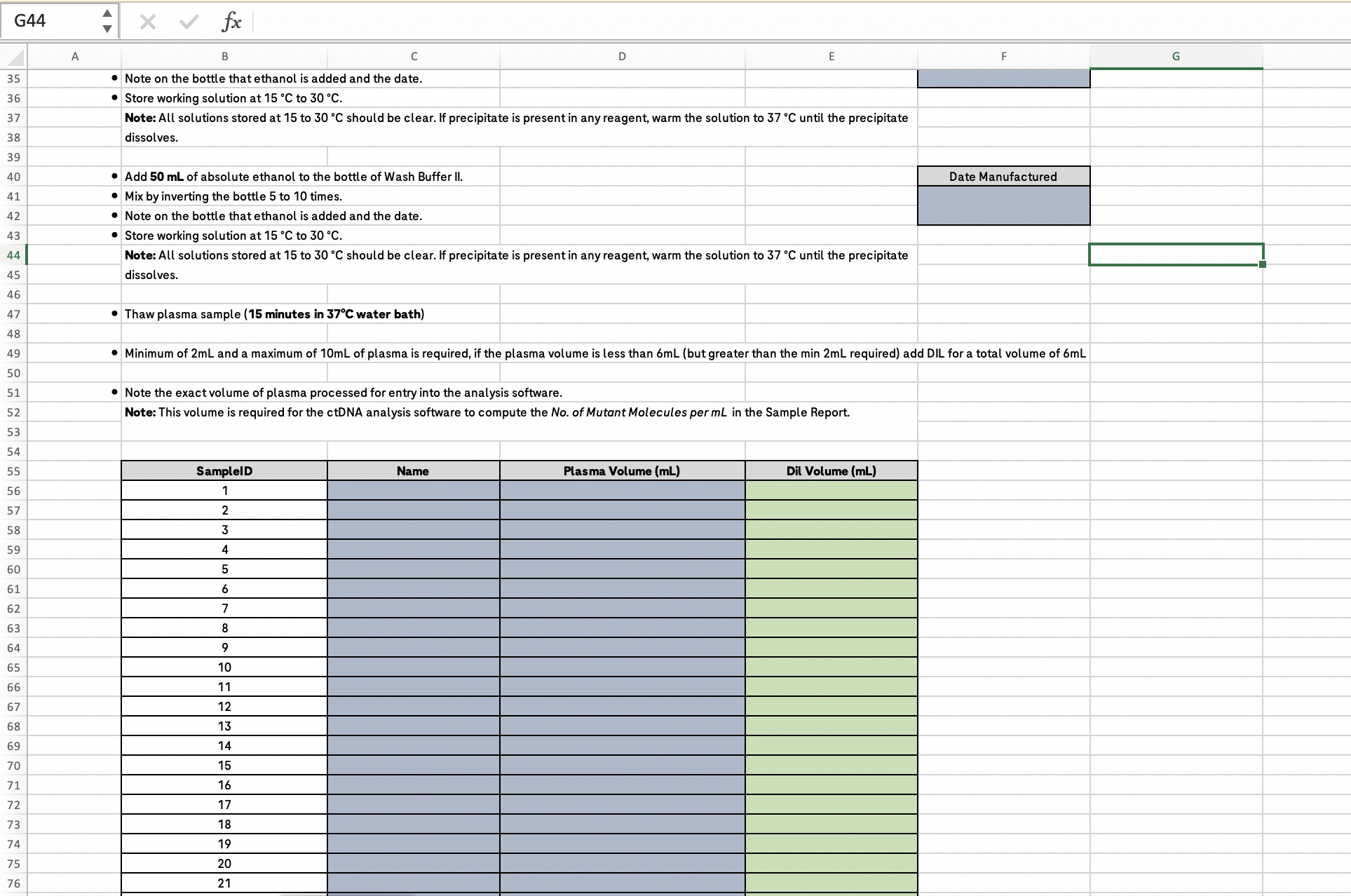 Another tracking spreadsheet