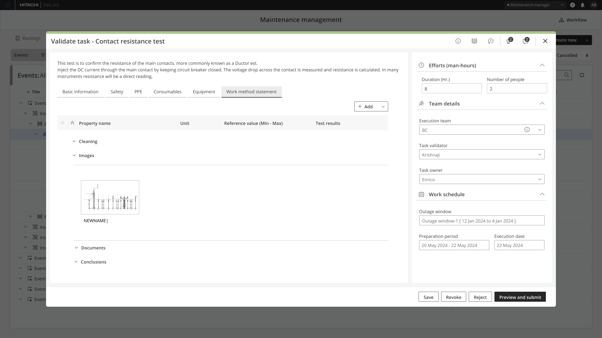 Maintenance — Image Title Editing (After)